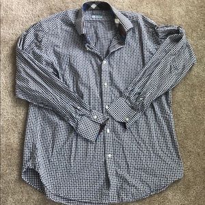 Thomas Dean long sleeve dress shirt